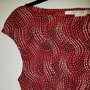 Max Studio Print Midi Dress